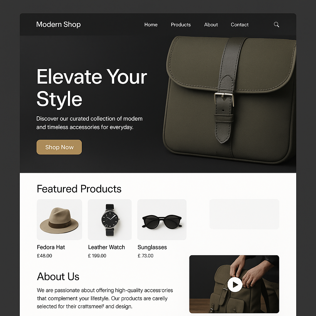 Professional Shopify Store Example