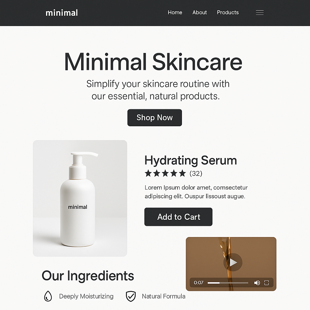 Starter Shopify Store Example